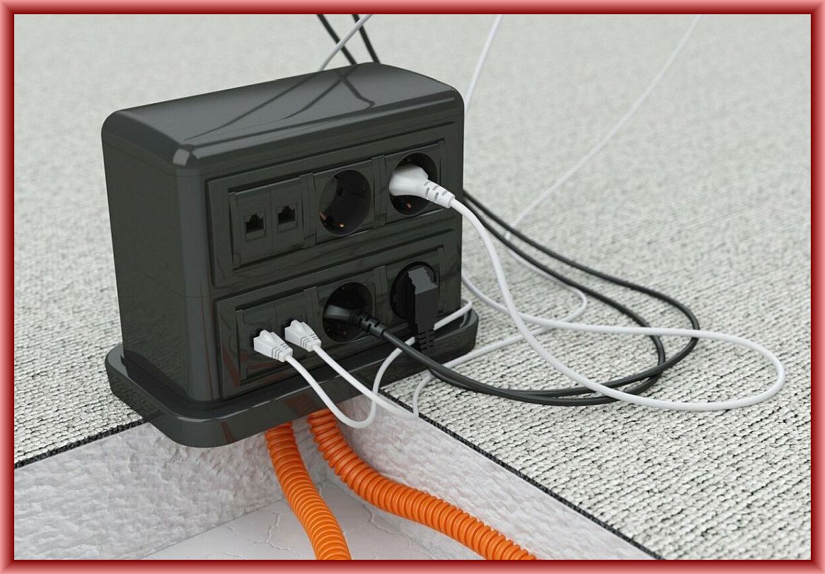 розетка для кабель канала дкс 220в