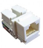 Механизм розетки компьютерной RJ 45 cat.5е (8 контактов)